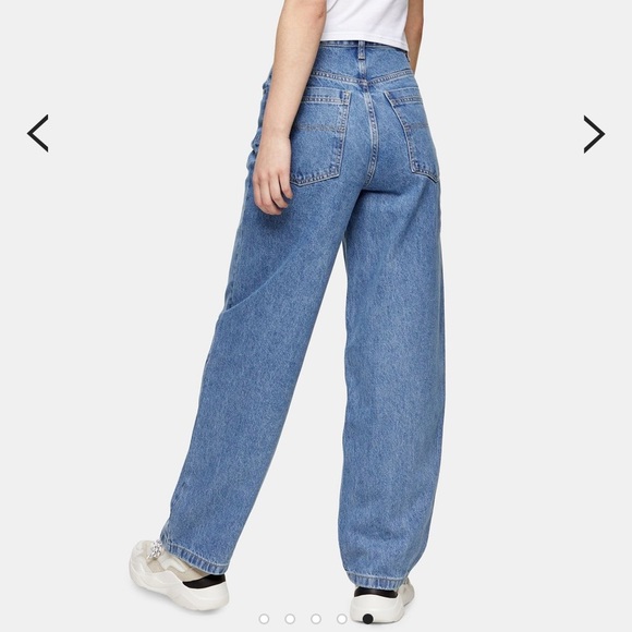 NWT TOPSHOP BAGGY JEANS - Picture 2 of 6
